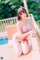 [霜月shimo] Megumi Kato 加藤恵 Swimsuit Version P17 No.1729a4